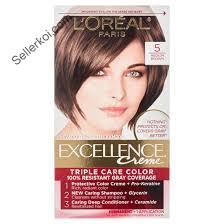 L'Oreal Paris Excellence Creme Permanent Hair Color Medium Brown 5